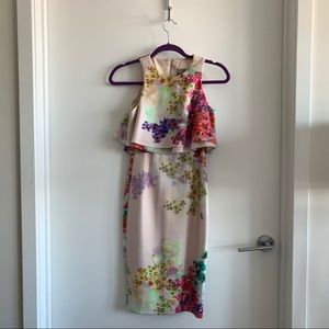 ASOS ruffled floral dress